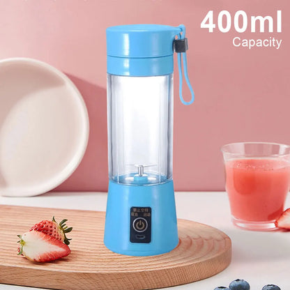 "SwiftBlend 400: Ultimate Portable Smoothie & Juice Maker for Home, Office & Travel"