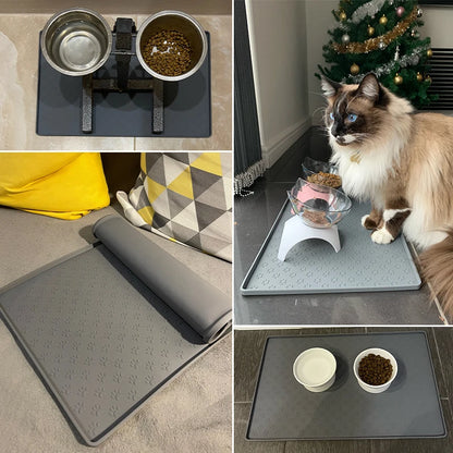 PurrfectPlacemat Silicone Pet Feeder Mat