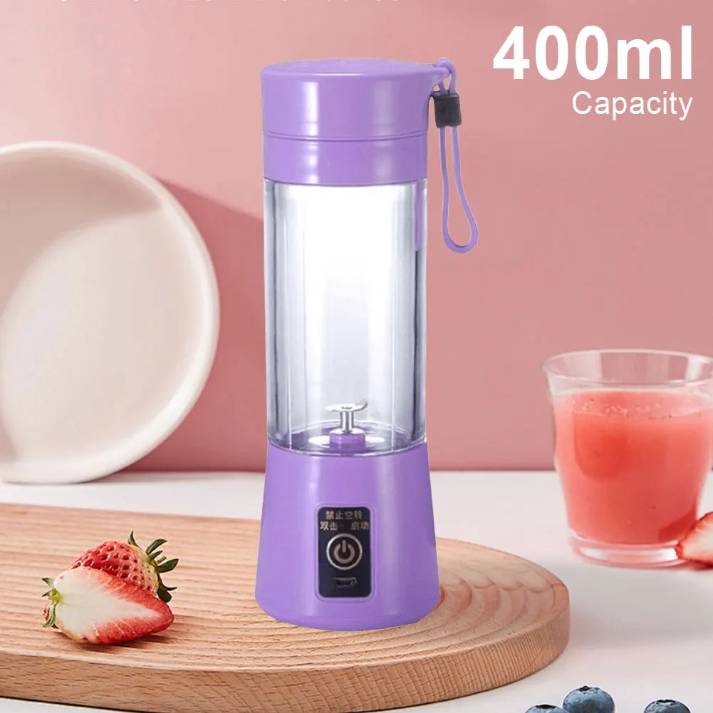 "SwiftBlend 400: Ultimate Portable Smoothie & Juice Maker for Home, Office & Travel"