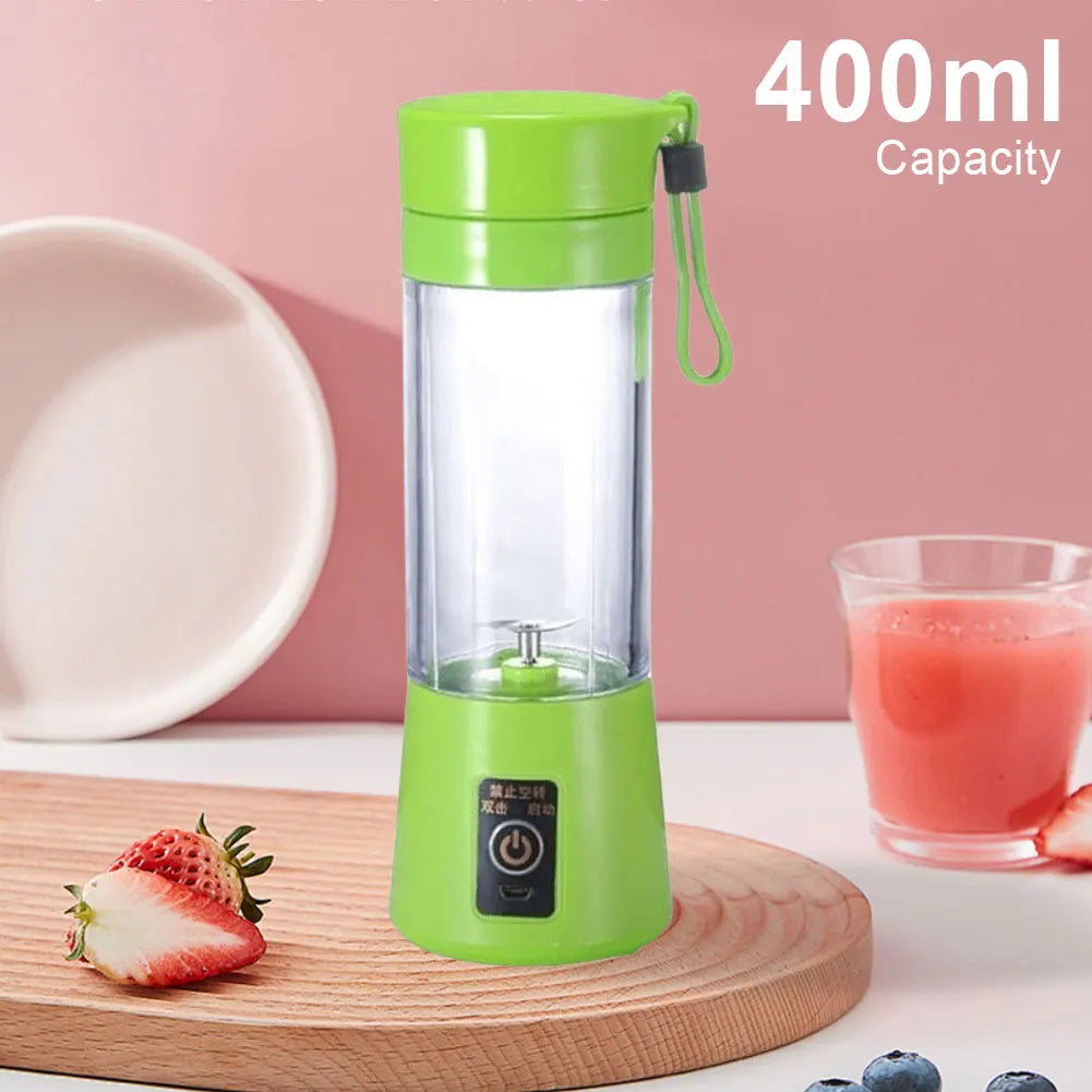 "SwiftBlend 400: Ultimate Portable Smoothie & Juice Maker for Home, Office & Travel"