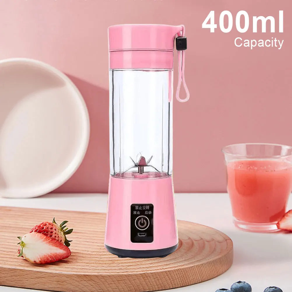 "SwiftBlend 400: Ultimate Portable Smoothie & Juice Maker for Home, Office & Travel"