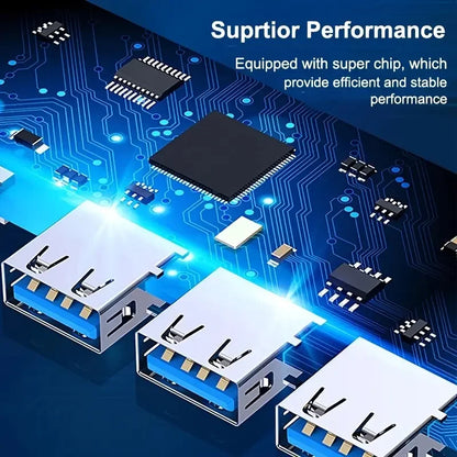 FastConnect 4-Port USB 3.0 & Type-C Hub