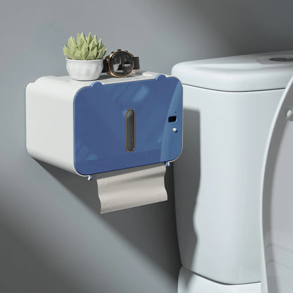 "SmartSense Auto Dispenser: Hands-Free Induction Toilet Paper Shelf"