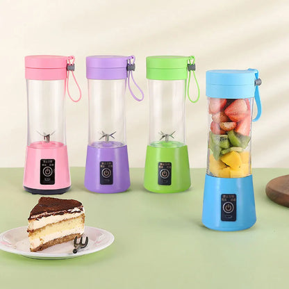 "SwiftBlend 400: Ultimate Portable Smoothie & Juice Maker for Home, Office & Travel"