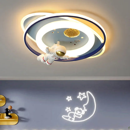 Galactic Adventure Kids Room Lamp